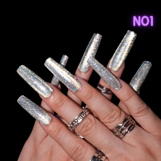 N01 Brilliant Galaxy Handmade Press-on Nails